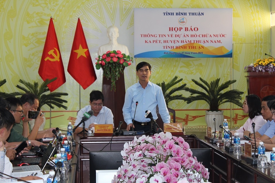 Bình Thuận: Vị trí xây dựng hồ Ka Pét là tối ưu cả kinh tế lẫn kỹ thuật